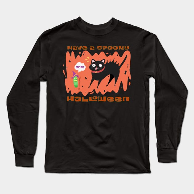 Have A Spooky Halloween Long Sleeve T-Shirt by Genesis